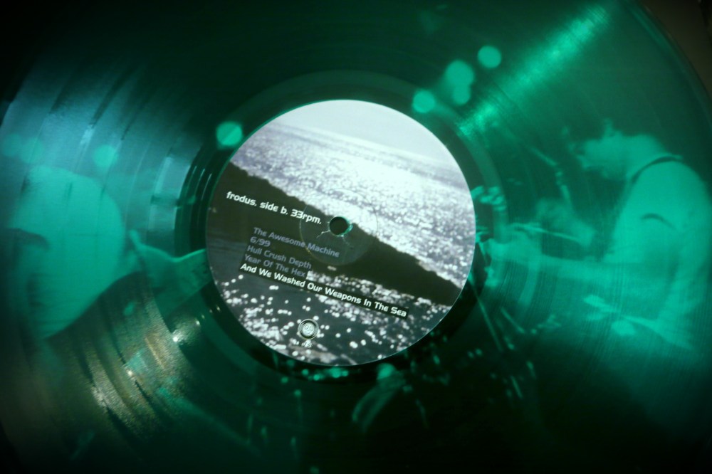 frodus and we washed our weapons in the sea translucent green vinyl